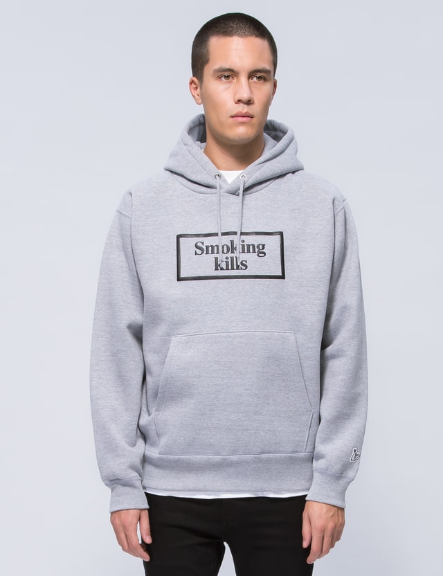 smoking kills hoodie blue