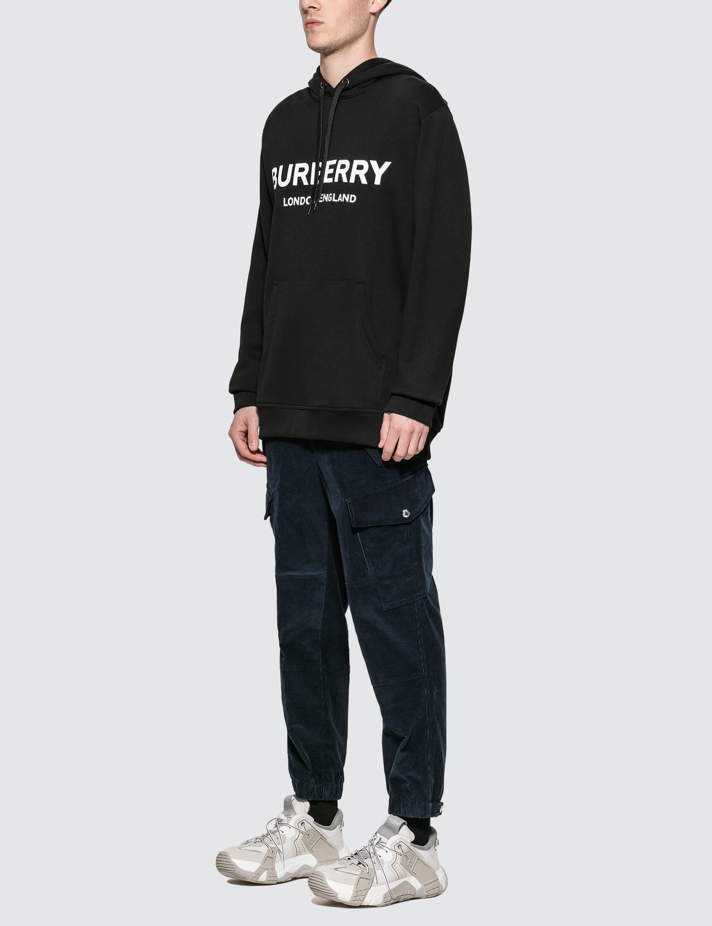 Burberry - Logo Print Cotton Hoodie | HBX - Globally Curated 