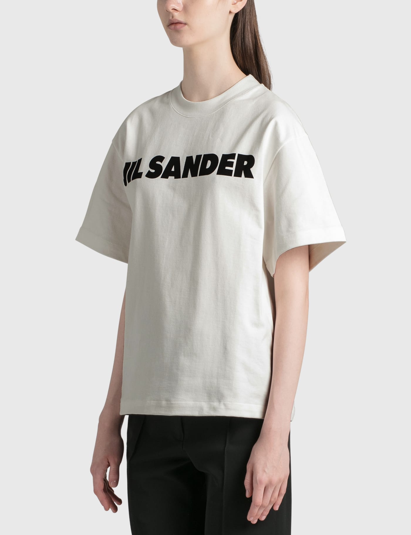 Jil Sander - Jil Sander Logo Cotton T-shirt | HBX -  ハイプビースト(Hypebeast)が厳選したグローバルファッション&ライフスタイル