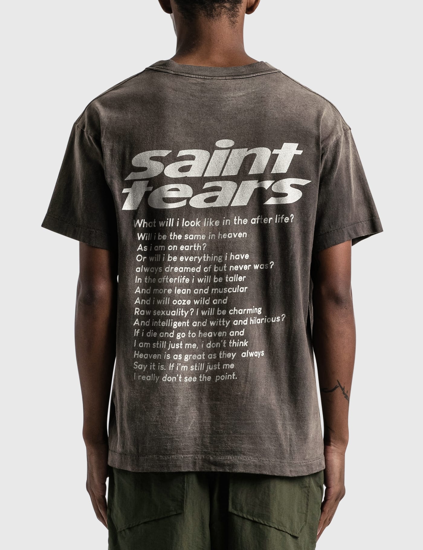 Saint Michael - Denim Tears Yes T-shirt | HBX - Globally Curated Fashion  and Lifestyle by Hypebeast