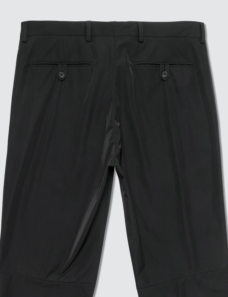 prada rubber cuff jogger pants
