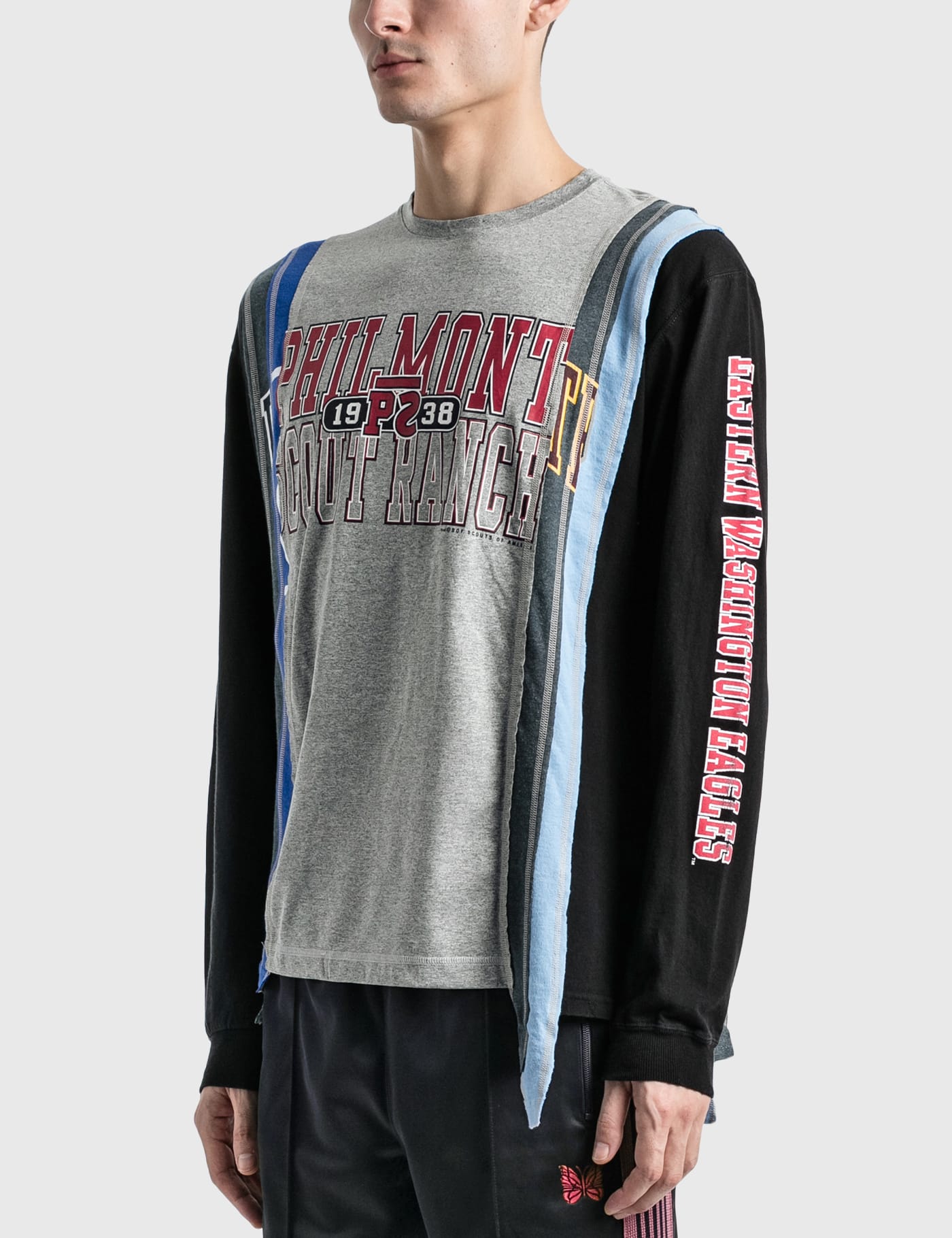 Needles - 7 Cuts College Long Sleeve T-Shirt | HBX - Globally Curated  Fashion and Lifestyle by Hypebeast
