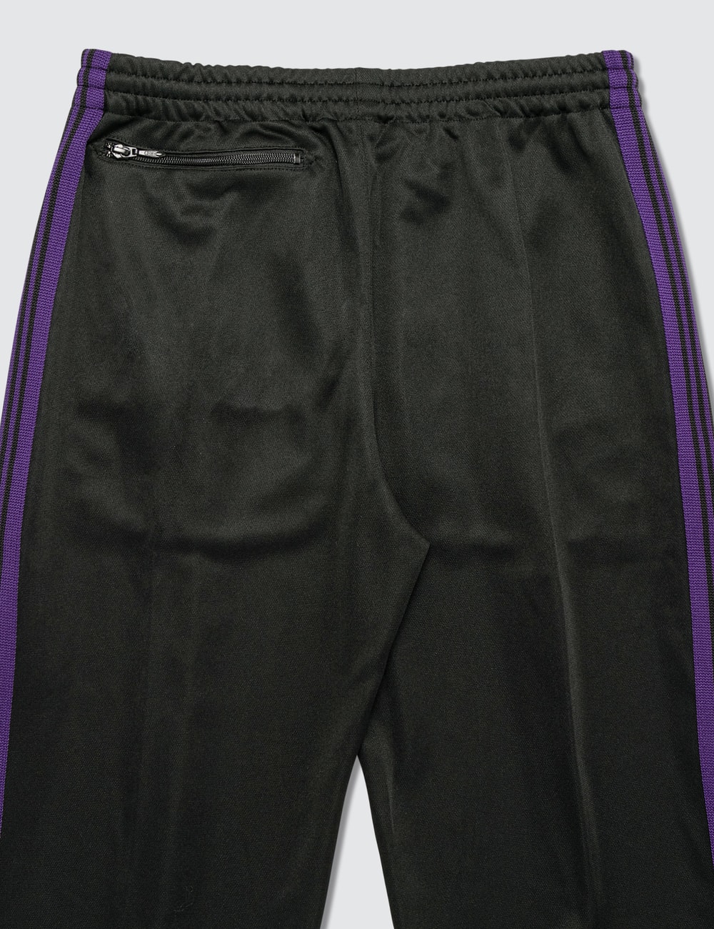 needles track pants black white