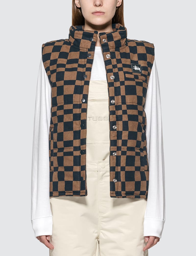 Stussy Checkered Vest 2024 | towncentervb.com