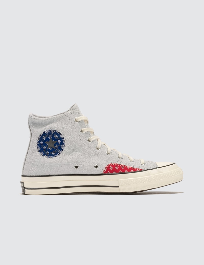 leather patchwork chuck 70 high top