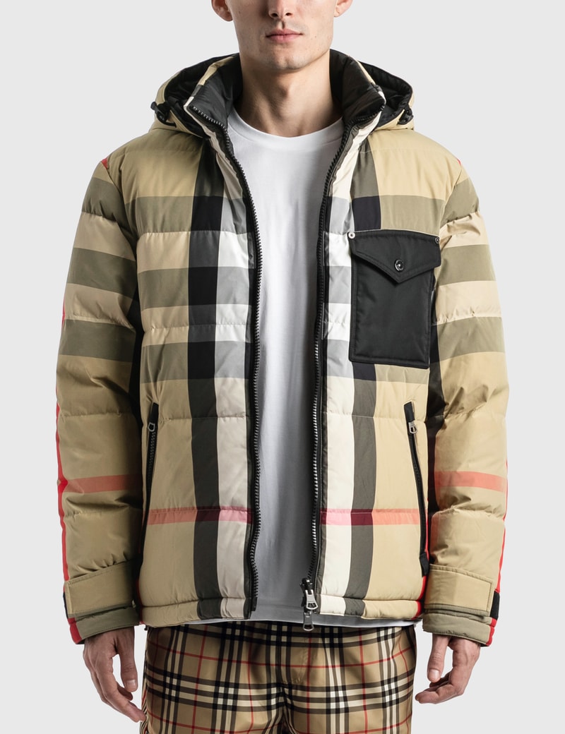 recycled nylon modern puffer jacket