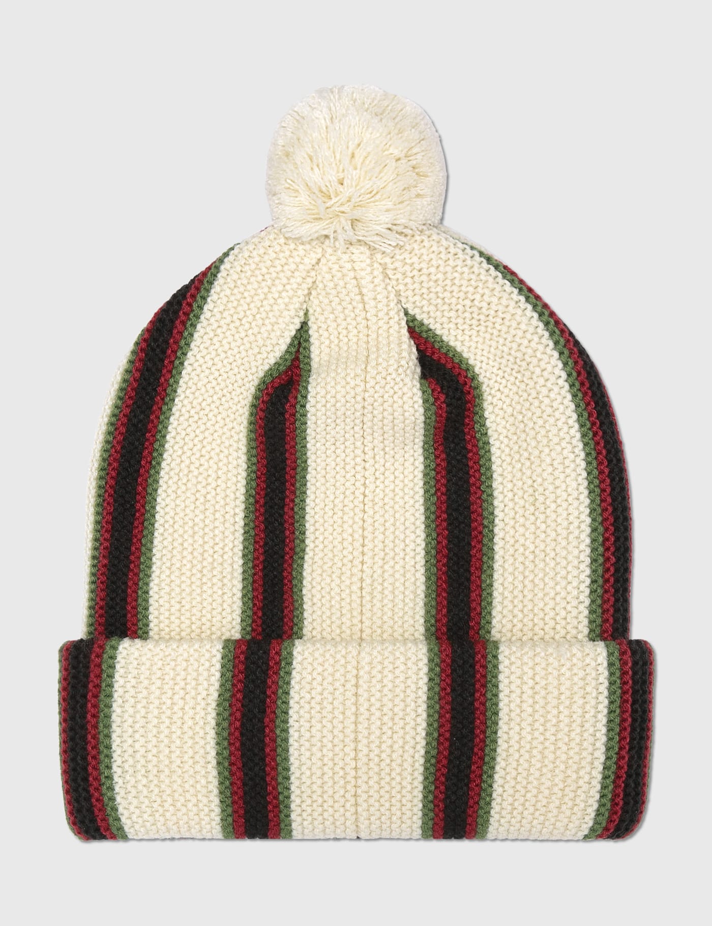 Stussy - Striped Pom Beanie | HBX - Globally Curated Fashion and Lifestyle  by Hypebeast