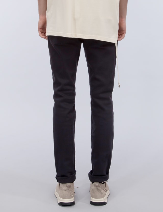 knee split jeans
