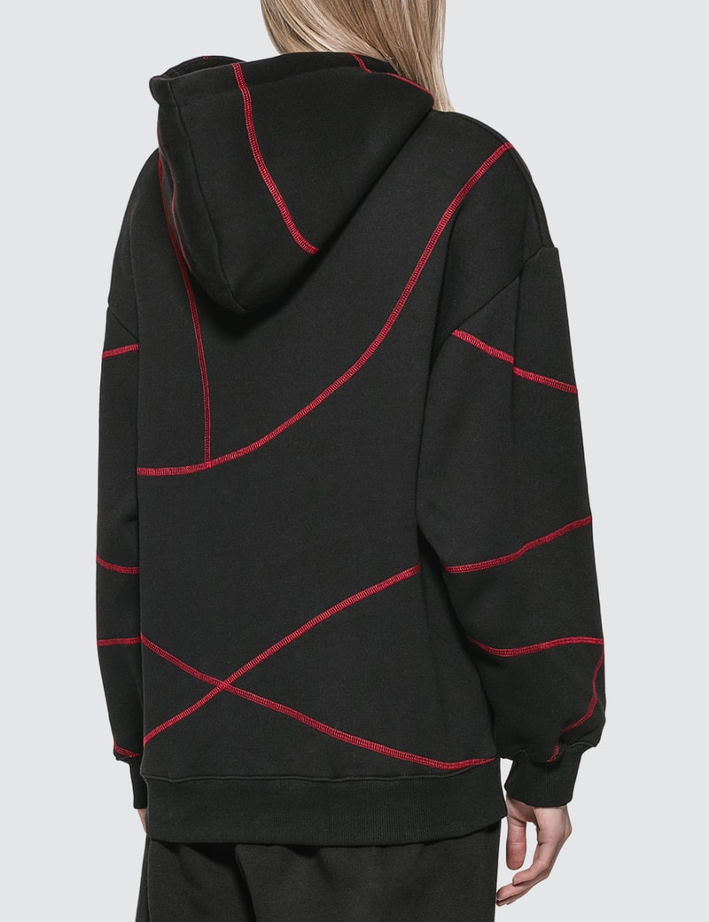 Pleasures Destroyer Contrast Stitch Hoodie HBX