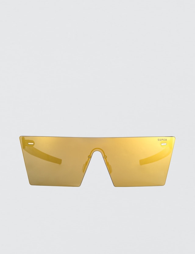 Super By Retrosuperfuture Tuttolente W Gold Sunglasses Hbx
