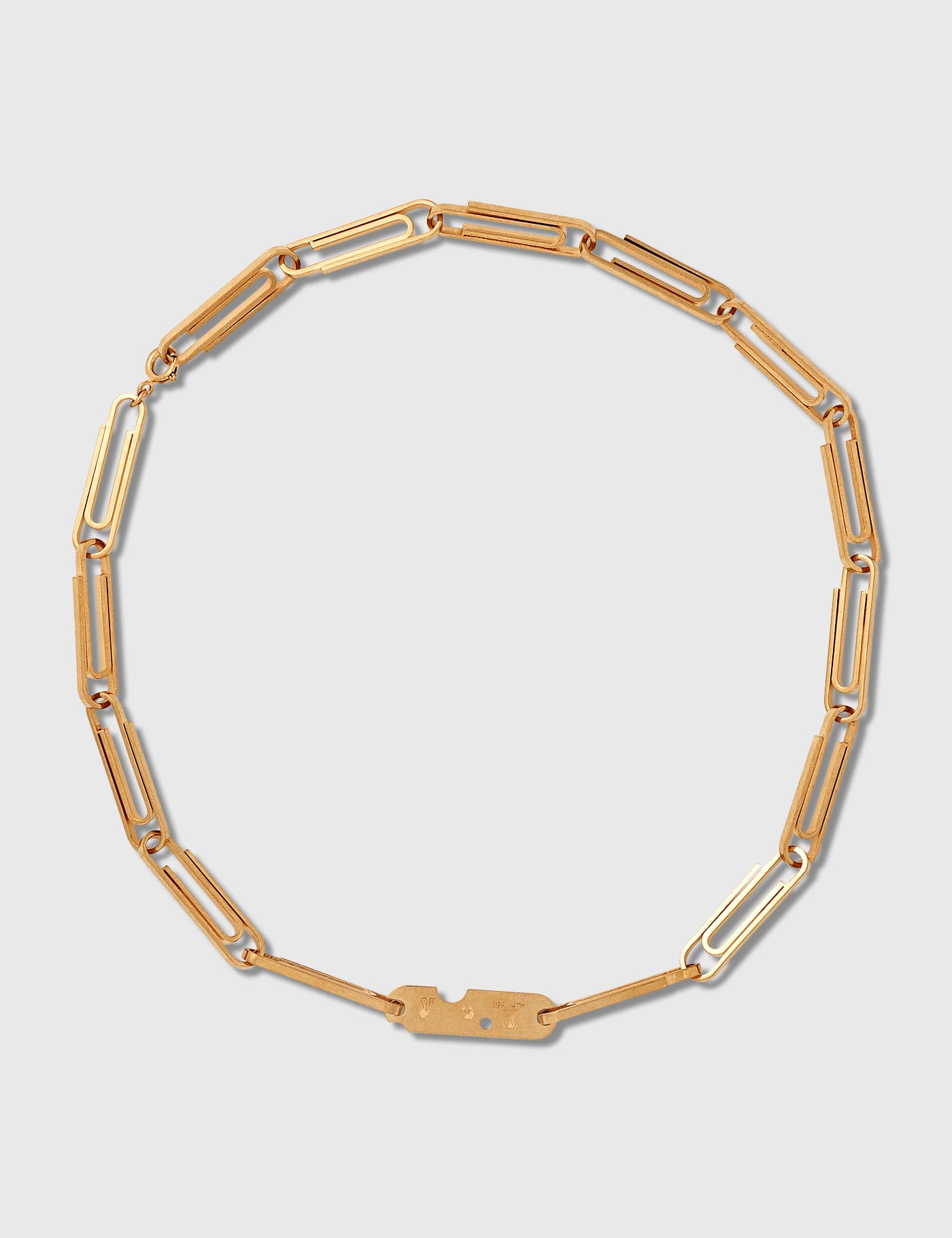 Off-White - Multi Paperclip Short Necklace | HBX -  ハイプビースト(Hypebeast)が厳選したグローバルファッション&ライフスタイル