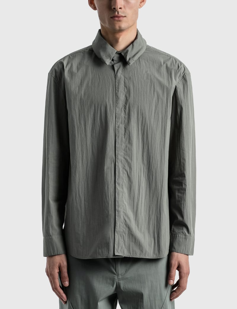 Post Archive Faction 4.0 Shirt Right In Grey | ModeSens