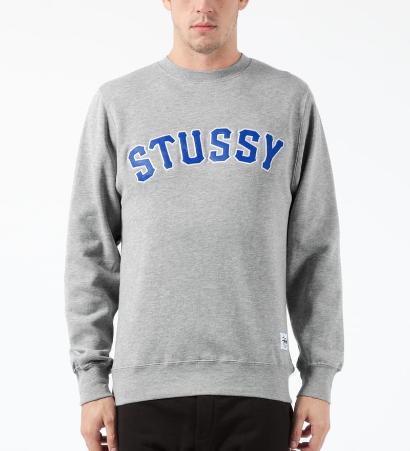 メンズ STUSSY HEATHER SWEAT SHIRT ミントコンディション | www