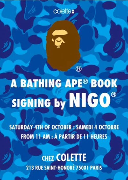 【希少】 BAPE PAPER A Bathing Ape 会員会報誌 NIGO A Bathing Ape Book signing by Nigo | Hypebeast
