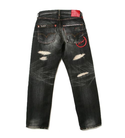 fragment design Levis Fenom レッドパッケージ 207 Levi's Fenom 505/207 Crush Customize Denim | Hypebeast
