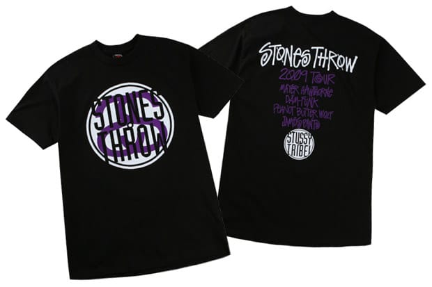 Stones Throw Records x Stussy 2009 Tour T-Shirts | Hypebeast