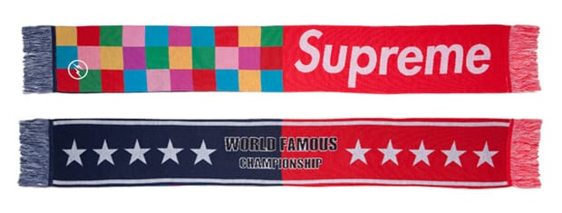 Supreme x uniform experiment Supporter Muffler | Hypebeast