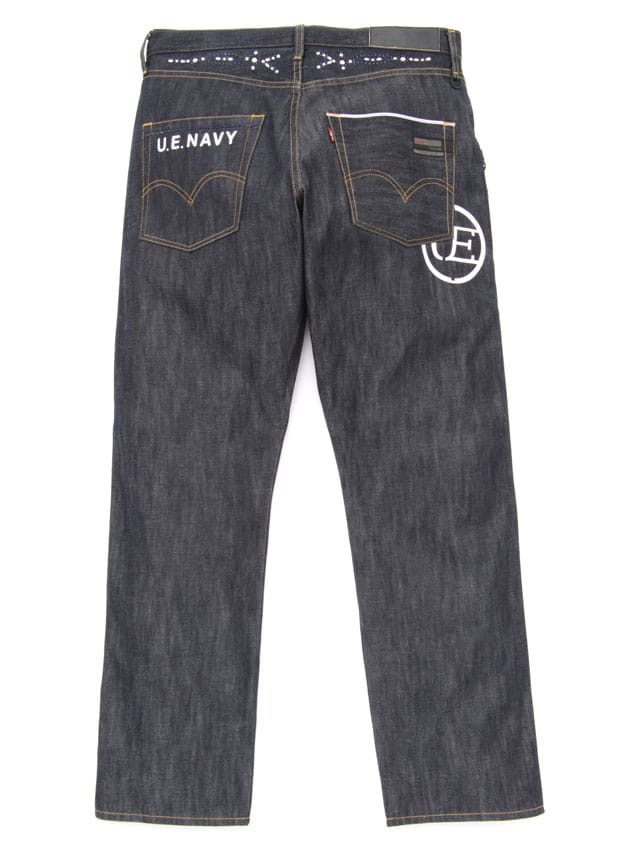 uniform experiment x Levi's Fenom U.E. NAVY DISCO Decoration 505