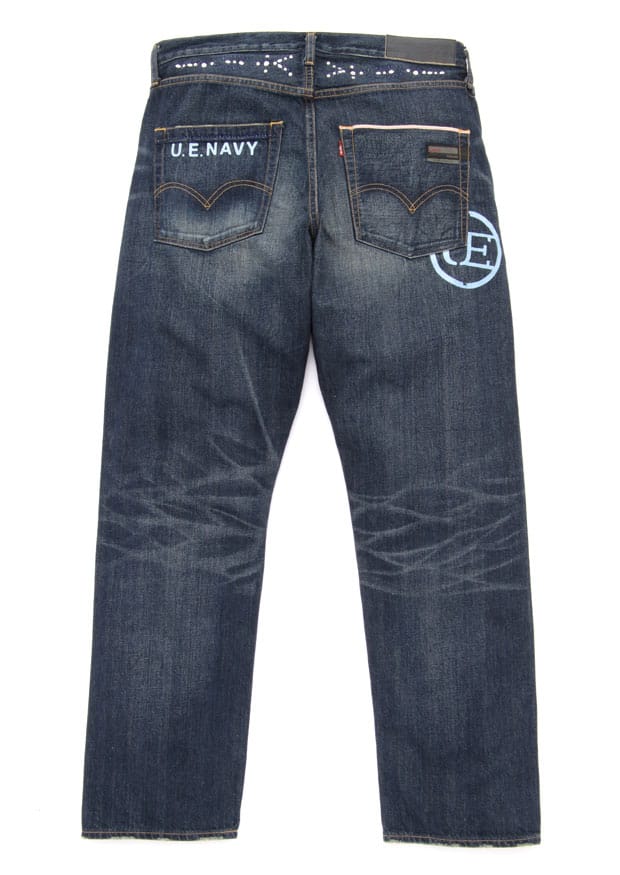 uniform experiment x Levi's Fenom U.E. NAVY DISCO Decoration 505