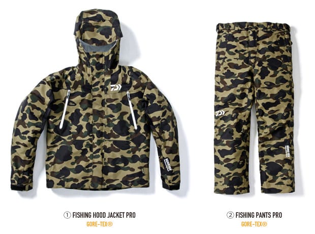 【ねぎぼうず】DAIWA × A BATHING APE fishing A Bathing Ape x DAIWA 