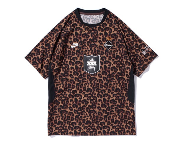 Stussy x F.C.R.B. Leopard Game Shirt | Hypebeast