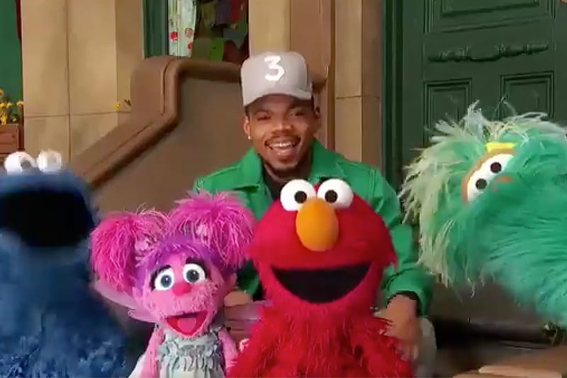 chance the rapper on sesame street