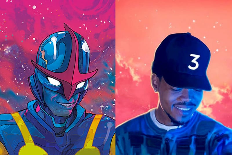 chance the rapper poster spiderman