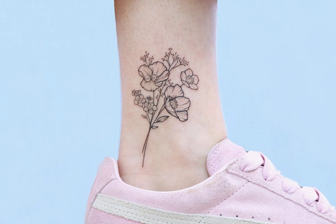 flower tattoo artist