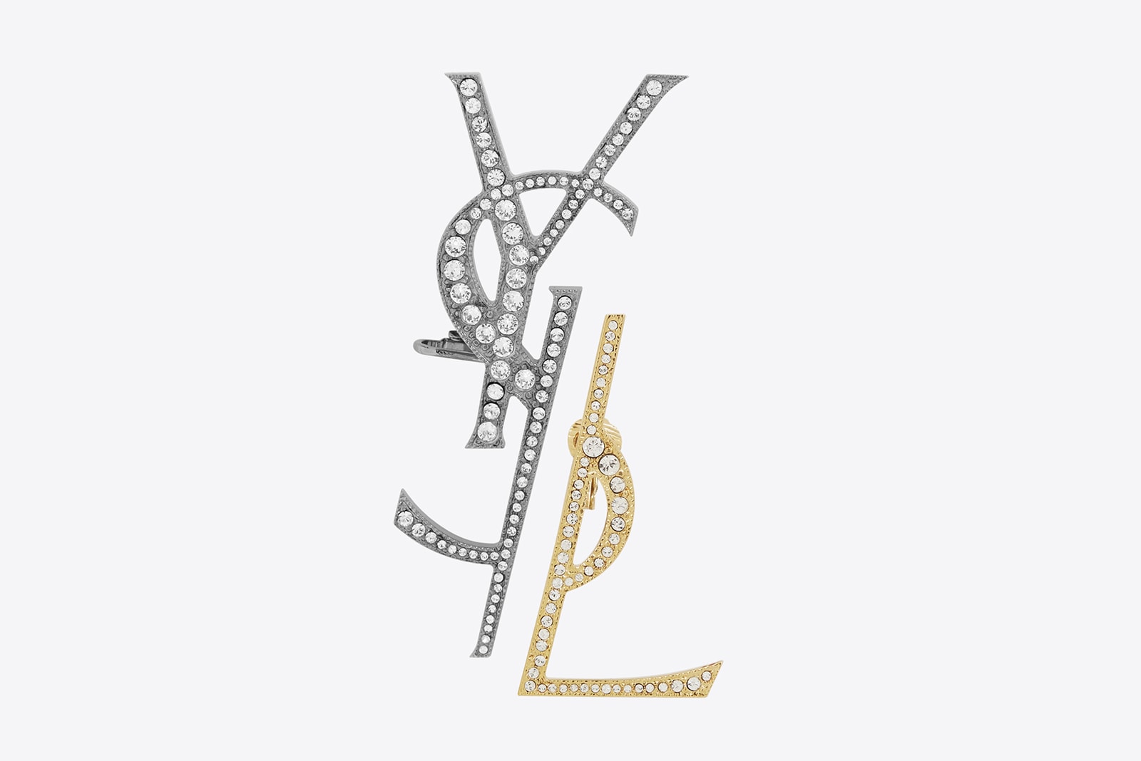 Saint Laurent YSL Monogram Earrings