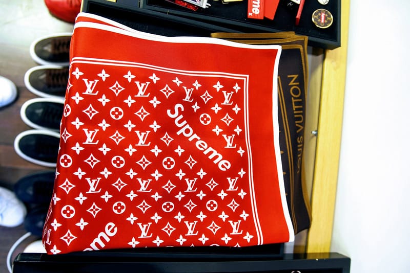 louis vuitton feat supreme