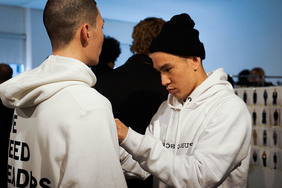 Public School NYFW 2017 Fall Winter Collection Backstage