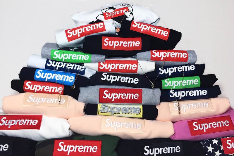 supreme box logos