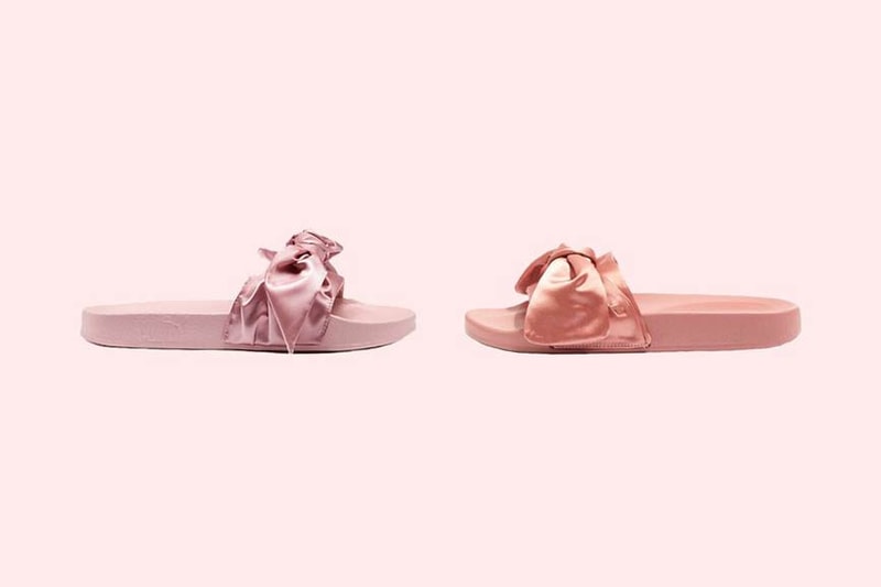 Rihanna Fenty PUMA vs Forever 21 Bow Slide vs Forever 21 Bow Slide