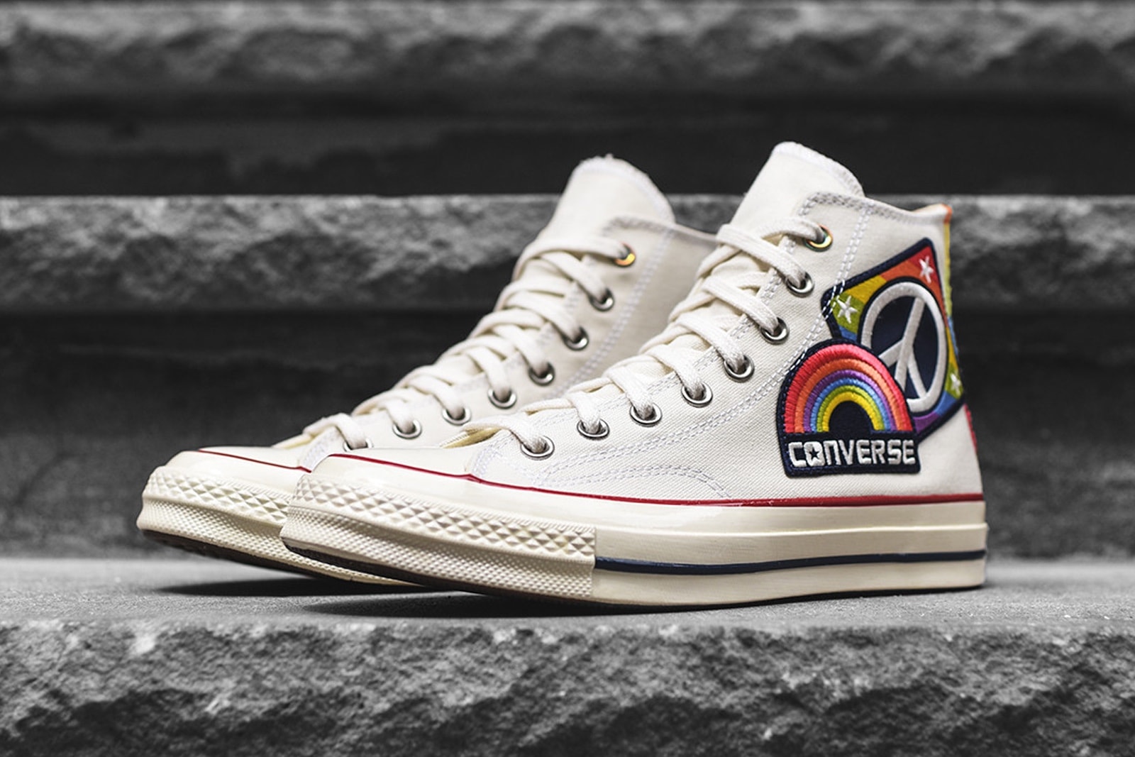 Pride products 2017 LGBTQ rainbow sneakers apparel