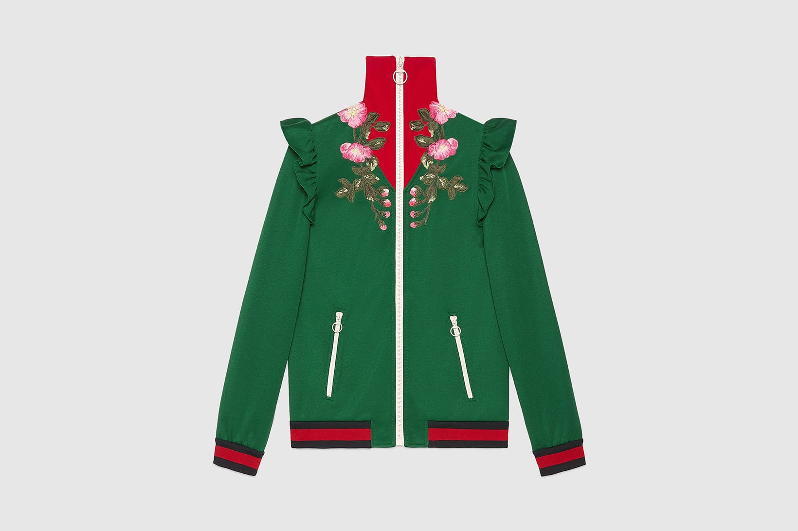 green gucci tracksuit