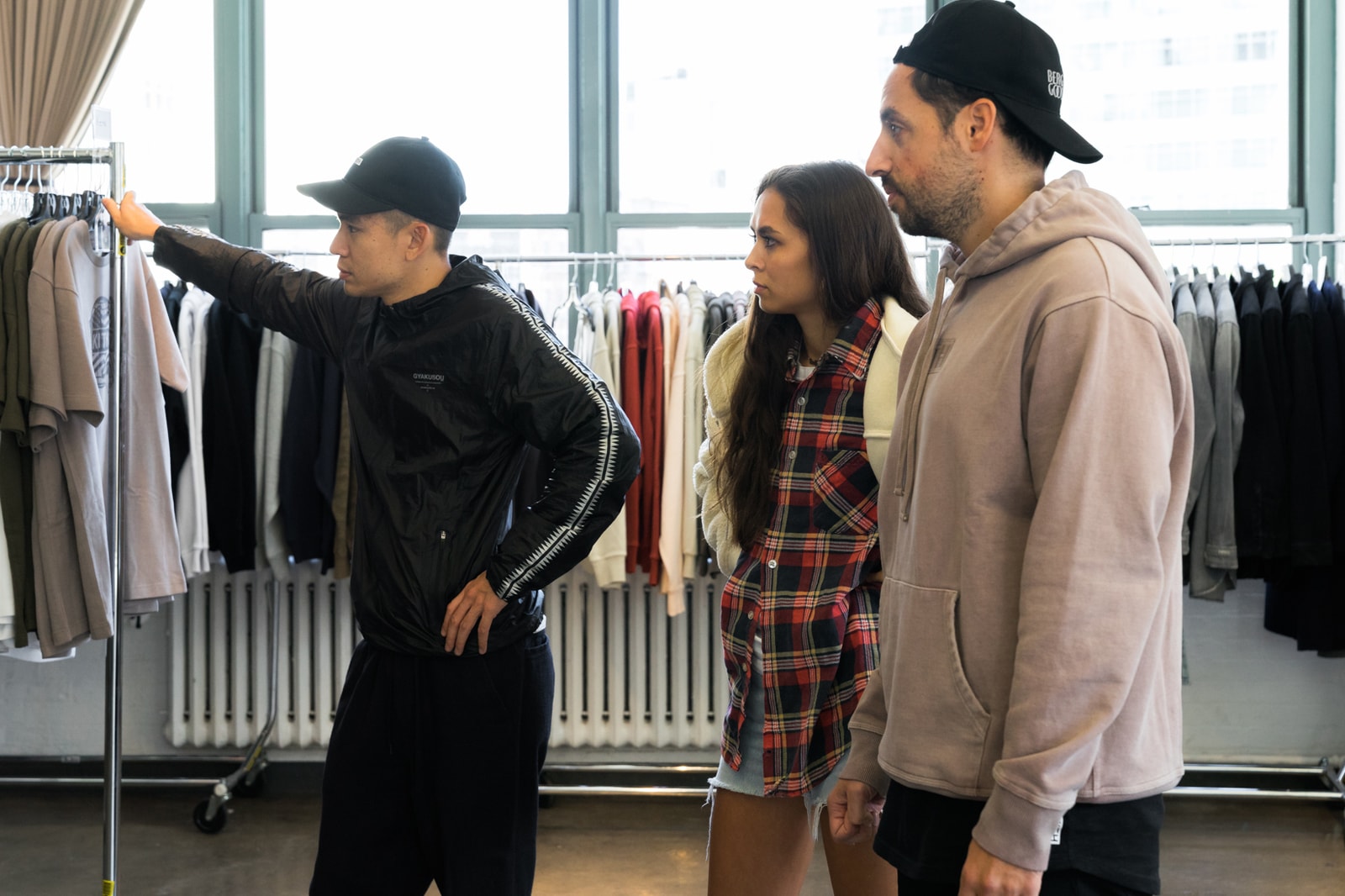 Emily Oberg KITH SPORT 2018 Spring Summer Show Behind the Scenes Casting Styling