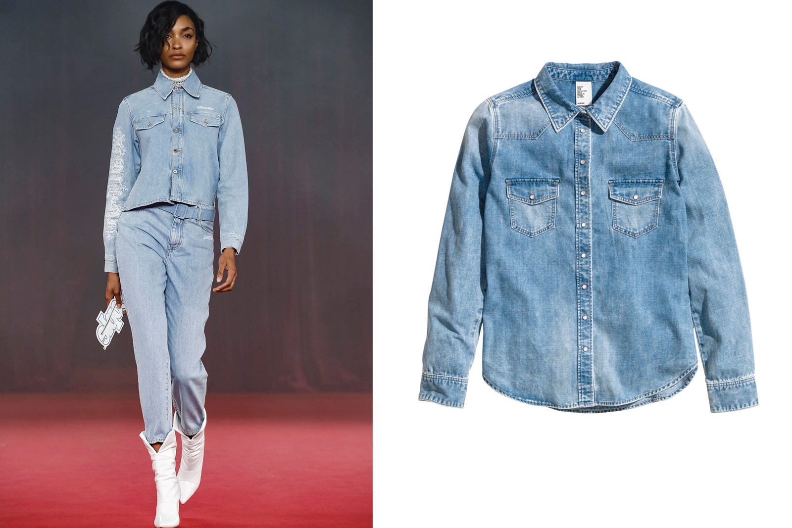 Off White Spring Summer 2018 Collection Recreate Virgil Abloh Naomi Campbell Kaia Gerber Jourdan Dunn Budget