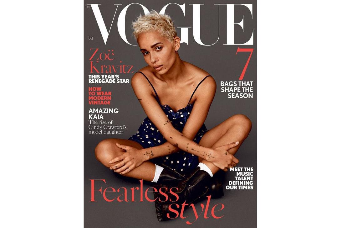Zoe Kravitz British Vogue 2017 October Cover