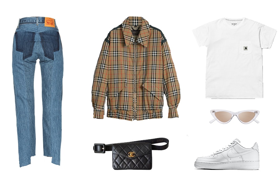 How to Style Fanny Packs Bag Outfit Inspiration Trend Alexander Wang Acne Studios Supreme Fashion Look