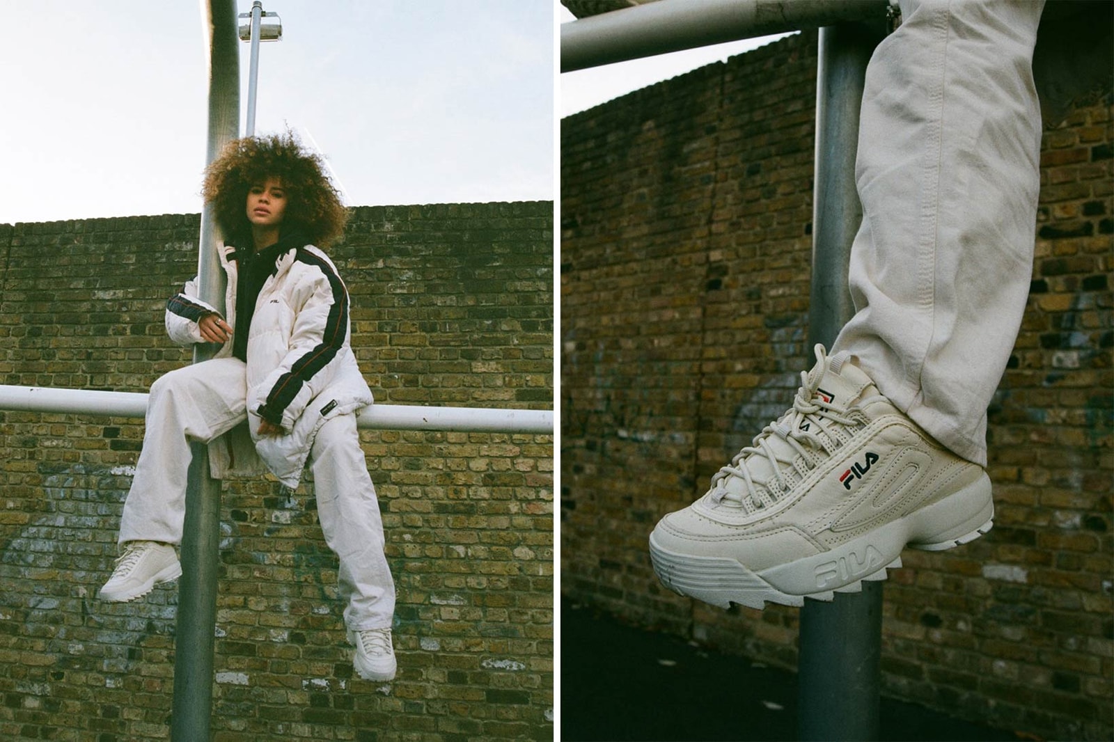 Patta FILA Disruptor Low Antique White
