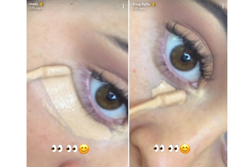 Kylie Jenner Teases Kylie Cosmetics Concealer Beauty Makeup Snapchat New Product