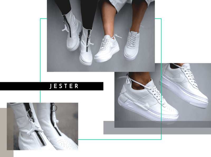 Nike The 1 Reimagined All Female Designers Collective Air Jordan 1 Air Force 1 Jester Lover Rebel Sage Explorer White Women Exclusive Editorial Interview Georgina James Marie Crow Where to Buy Release Date