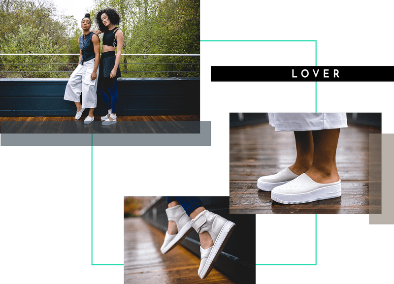 Nike The 1 Reimagined All Female Designers Collective Air Jordan 1 Air Force 1 Jester Lover Rebel Sage Explorer White Women Exclusive Editorial Interview Georgina James Marie Crow Where to Buy Release Date
