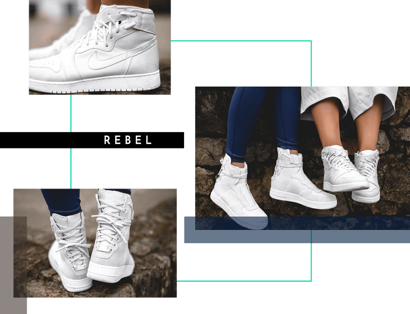 Nike The 1 Reimagined All Female Designers Collective Air Jordan 1 Air Force 1 Jester Lover Rebel Sage Explorer White Women Exclusive Editorial Interview Georgina James Marie Crow Where to Buy Release Date