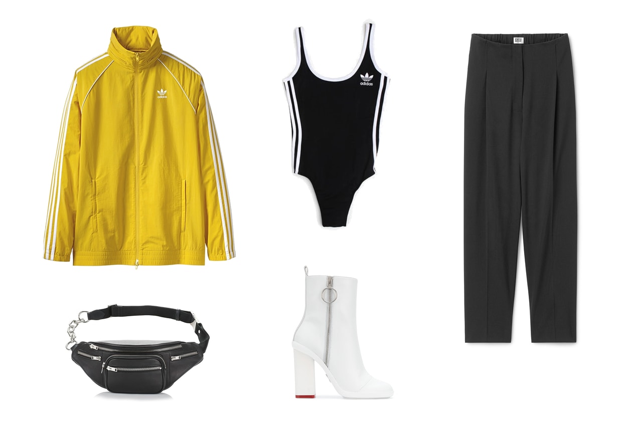 How to wear Body Suit Hypebae Look Outfit Inspo Ideas Kappa adidas Adicolor Gosha Rubchinskiy Prada Cloudbust Off-White