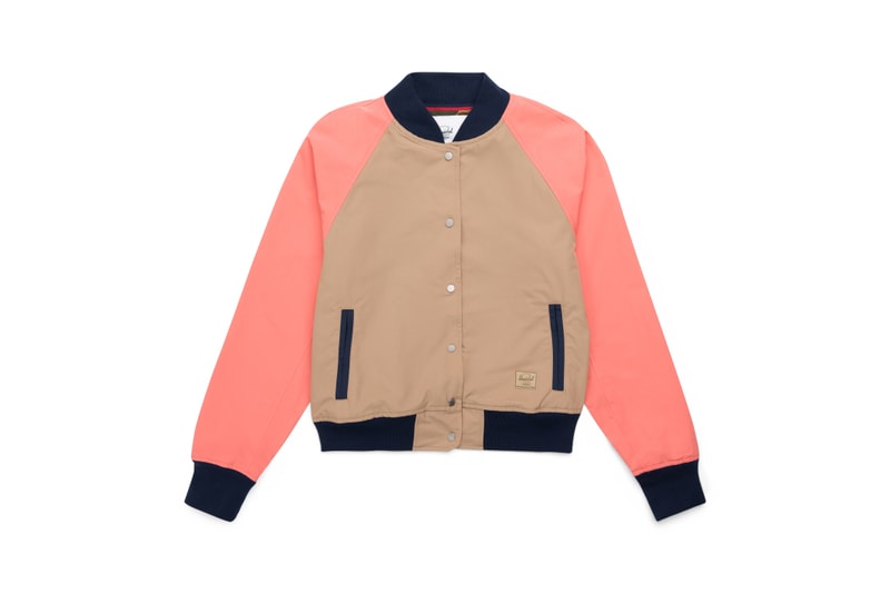 Shop Herschel Supply New Pink Jackets Outerwear Raincoat Bomber Jacket Simple Minimal