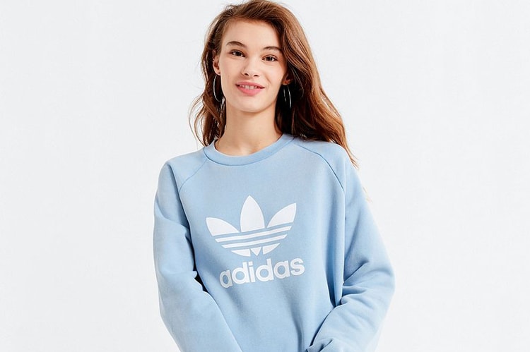 Stay Cozy in adidas Originals' Pastel Logo Sweatshirt