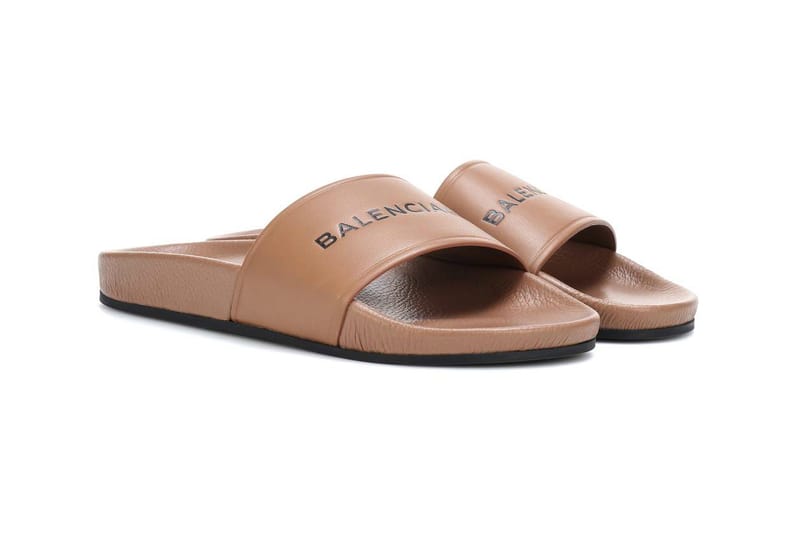 Balenciaga Drops a Leather Slide That's All Nude