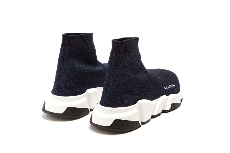 Balenciaga Speed Trainer Runner Sneaker Sock Shoe Glitter Logo Colorway Popular Where to Buy Silhouette