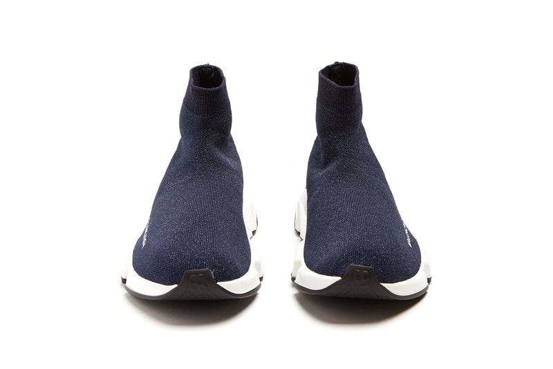 Balenciaga Speed Trainer Runner Sneaker Sock Shoe Glitter Logo Colorway Popular Where to Buy Silhouette